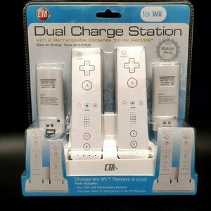 Nintendo Wii Dual Charging Station CTA Controller Docks